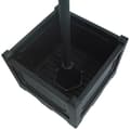 Miniatyrbild 5 av 7: Rootz Solar Light - Garden Light - Waterproof Garden Lamp - Stainless Steel Solar Light - Flower Pot Base Light - Black - 60 X 55 X 189 Cm