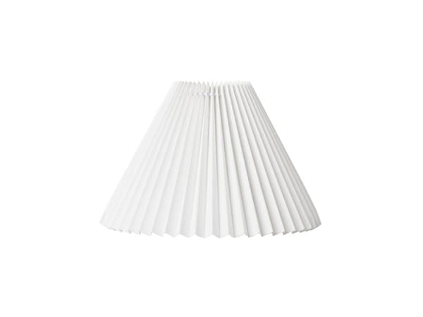 PLISSESKÆRM EMMA PISO VÆG/PENDEL SIDE 23 CM HVID