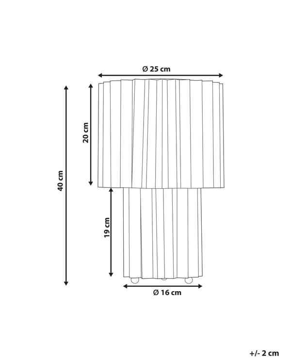 Sänglampa Vit linnebas Trumskärm i tyg 40 cm Modern stil Vardagsrum Sovrum