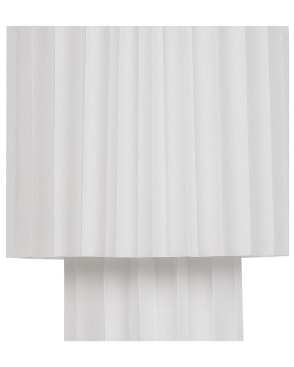 Sänglampa Vit linnebas Trumskärm i tyg 40 cm Modern stil Vardagsrum Sovrum