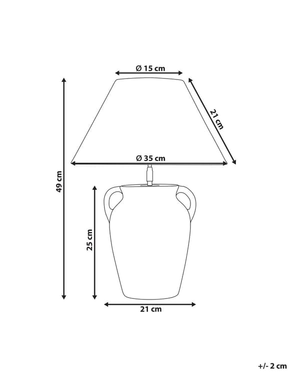Bordslampa Grå Keramisk Bas Linne Justerbar Konskärm Modern Minimalistisk Design Vardagsrum Sovrum