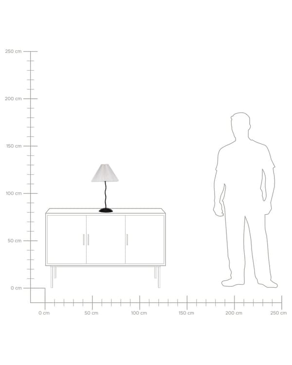 Bordslampa Svart metallbas Syntetiskt material Vit skärm Nattduksbord Nattlampa