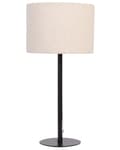 Miniatyrbild 5 av 10: Sänglampa Beige Boucle Trumskärm Metallbas 40 cm Modern stil Vardagsrum Sovrum