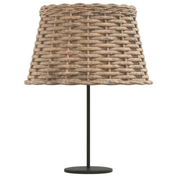 vidaXL lampeskærm Ø38x23 cm flet brun - Lampeskærme
