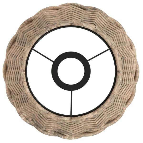 Lampeskærme - Living lampeskærm til loftlampe Ø20x15 cm flet brun