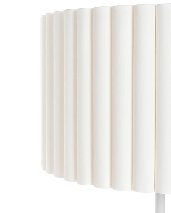 Golvlampa Beige Vit Polyester Terylen Järn 154 cm Trumskärm Ljus Sovrum Vardagsrum Retro Klassisk Design
