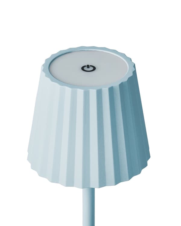 Bordslampa Matt Ljusblå Aluminium Järn Inomhus Touchknapp Utomhus Modern Design