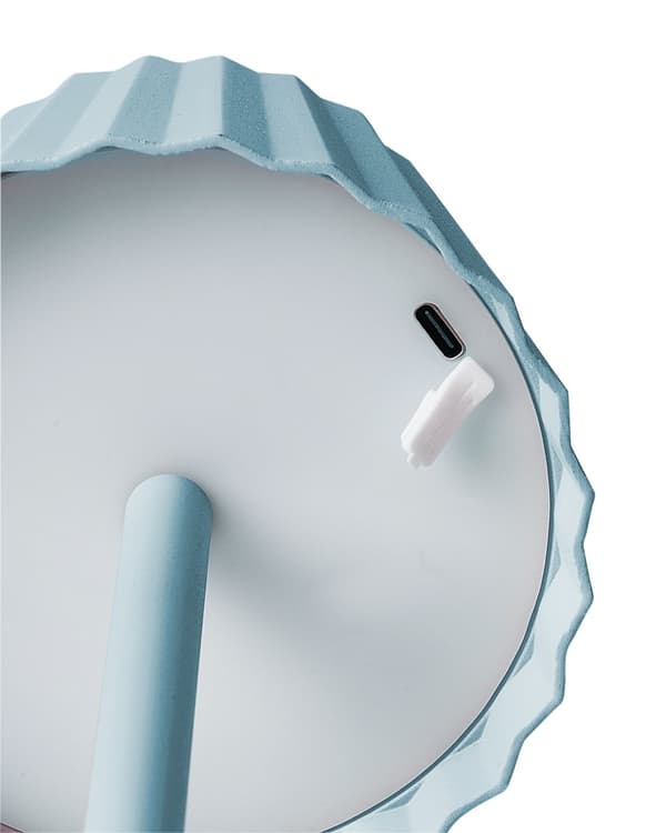 Bordslampa Matt Ljusblå Aluminium Järn Inomhus Touchknapp Utomhus Modern Design