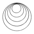 Miniatyrbild 1 av 3: 5 metallringar 10-15-20-25-30 cm