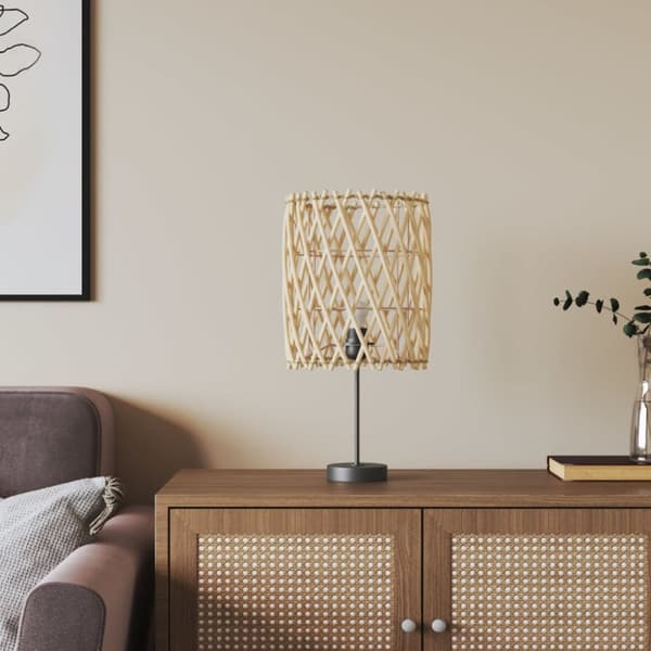 Lampskärm Ø23x28 cm korgmaterial