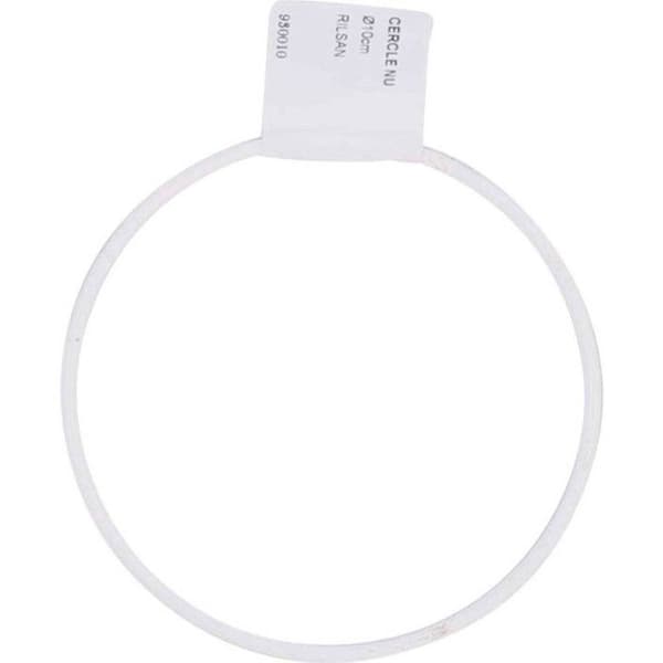 Armatur lampkjole sirkel Ø 10 cm hvit