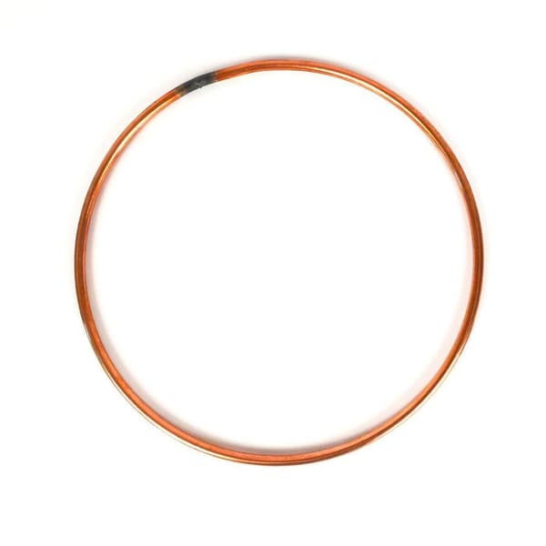 Armatur skärm cirkel i koppar Diameter 15 cm