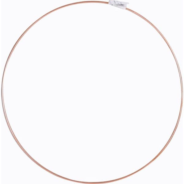 Armatur lamp skärm koppar cirkel Diameter 35 cm