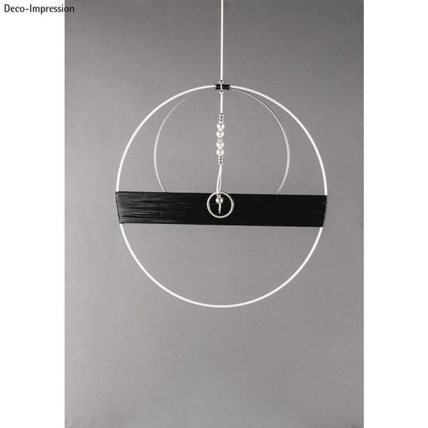 Armatur lampskärm cirkel Ø 40 cm vit