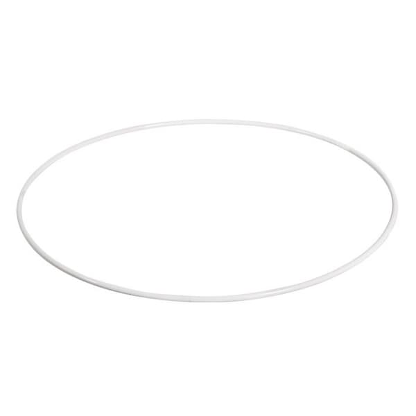 Armatur lampskärm cirkel Ø 40 cm vit