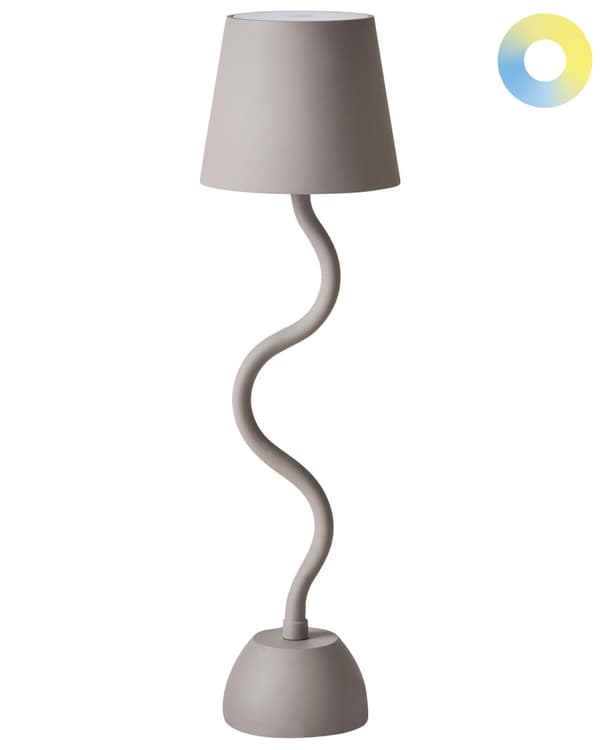 Bordslampa Beige Järn Aluminium Inomhus Utomhus Modern med Touch Knapp USB-kabel Trådlös Laddning