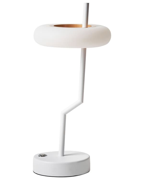 Bordslampa Vit Järn Aluminium Inomhus Utomhus Modern