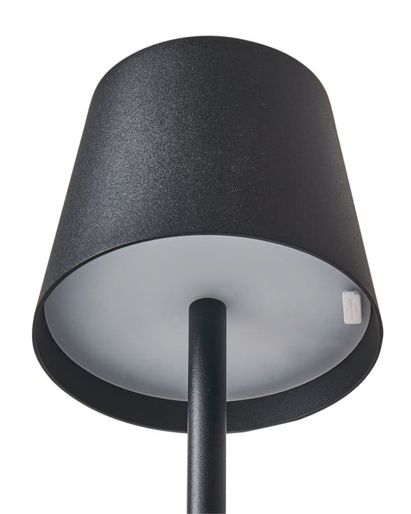 Golvlampa Svart Järn Inomhus Utomhus Modern Design