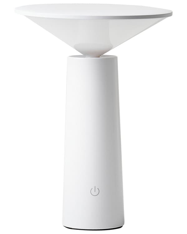 Bordslampa Vit Järn Touchknapp Trådlös Portabel Inomhus Utomhus Minimalistisk Modern Design