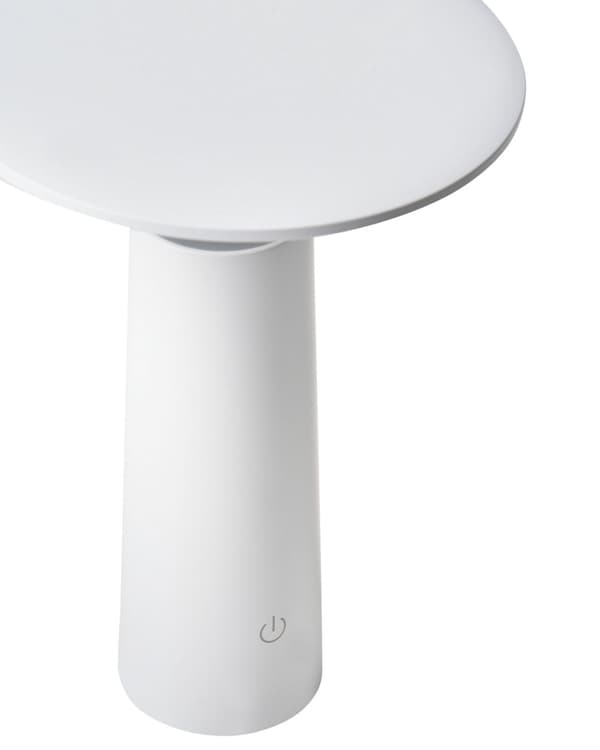 Bordslampa Vit Järn Touchknapp Trådlös Portabel Inomhus Utomhus Minimalistisk Modern Design