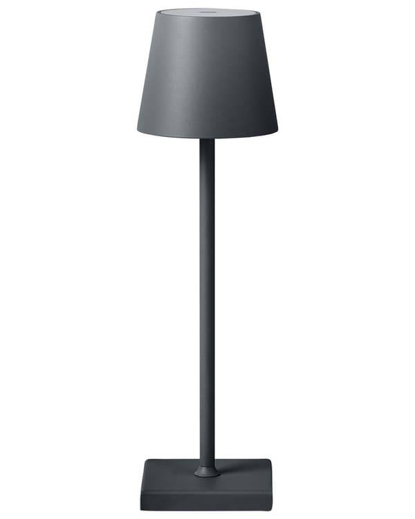 Bordslampa Mörkgrå Aluminium Inomhus Utomhus Modern med Touch-knapp USB-kabel Laddning Trådlös