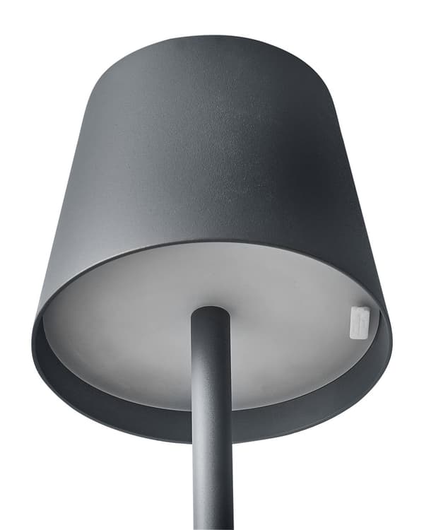 Bordslampa Mörkgrå Aluminium Inomhus Utomhus Modern med Touch-knapp USB-kabel Laddning Trådlös