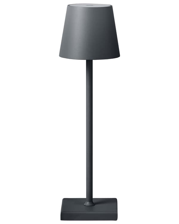 Bordslampa Mörkgrå Aluminium Inomhus Utomhus Modern med Touch-knapp USB-kabel Laddning Trådlös