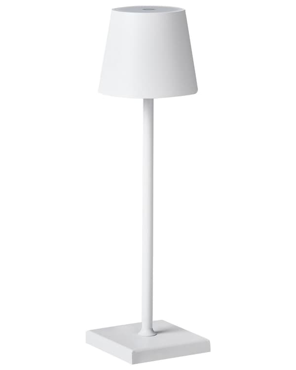 Bordslampa Vit Aluminium Inomhus Utomhus Modern med Touch-knapp USB-kabel Laddning Trådlös
