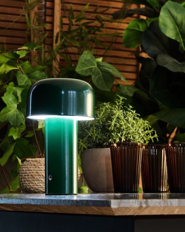 Bordslampa Matt Ljusblå Aluminium Järn Inomhus Touchknapp Utomhus Modern Design