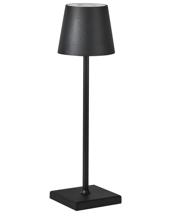 Trådlös Bordslampa Svart Järn Aluminium Inomhus Utomhus Touchknapp RGB Modern