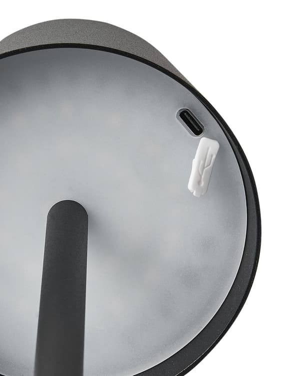Trådlös Bordslampa Svart Järn Aluminium Inomhus Utomhus Touchknapp RGB Modern