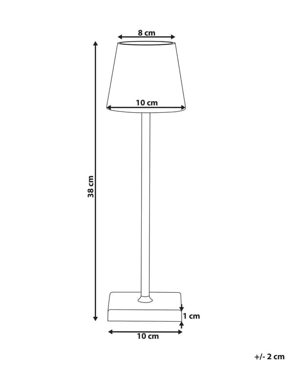 Bordslampa Grön Aluminium Inomhus Utomhus Modern med Touch-knapp USB-kabel Laddning Trådlös