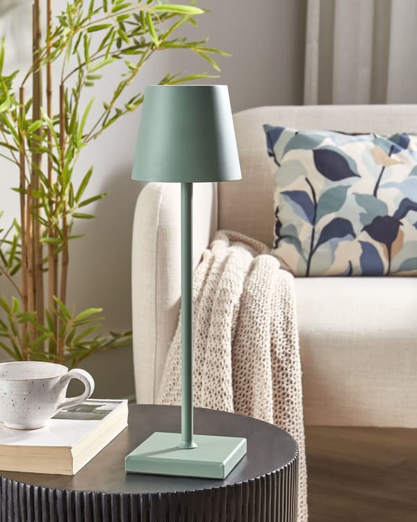 Bordslampa Grön Aluminium Inomhus Utomhus Modern med Touch-knapp USB-kabel Laddning Trådlös