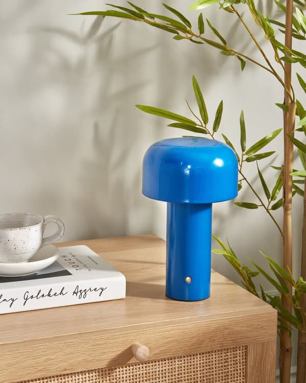 Bordslampa Matt Ljusblå Aluminium Järn Inomhus Touchknapp Utomhus Modern Design