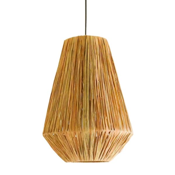Rootz Lampshade Kattovalaisin Riipus pyöreä ENDAH valmistettu Raffiasta