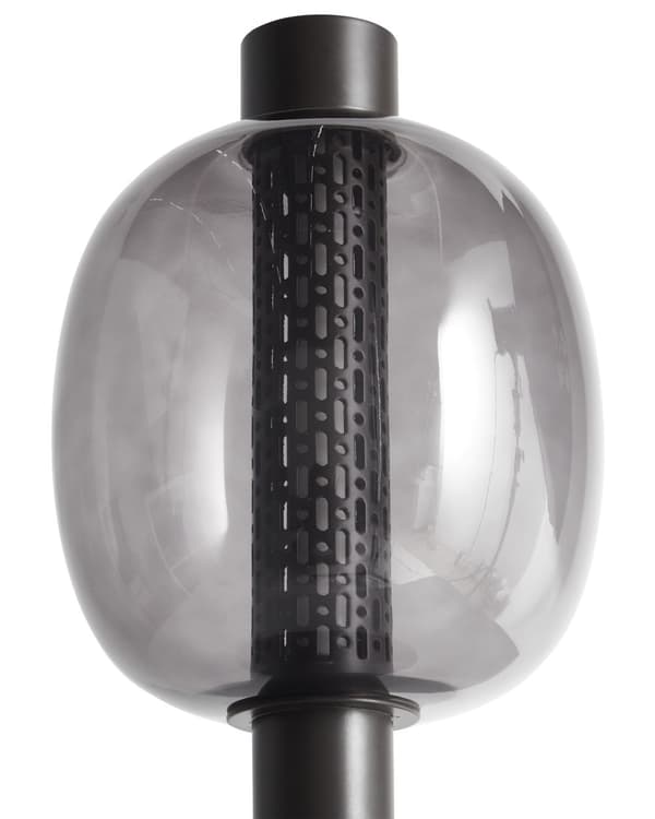 Bordslampa Svart LED Trådlös Aluminium Glasskärm Inomhus Modern