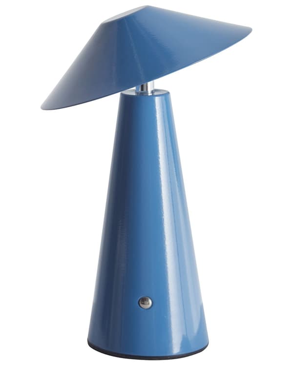 Bordslampa Blå LED Trådlös Järn Inomhus Svamp Lampa Modern Minimalistisk