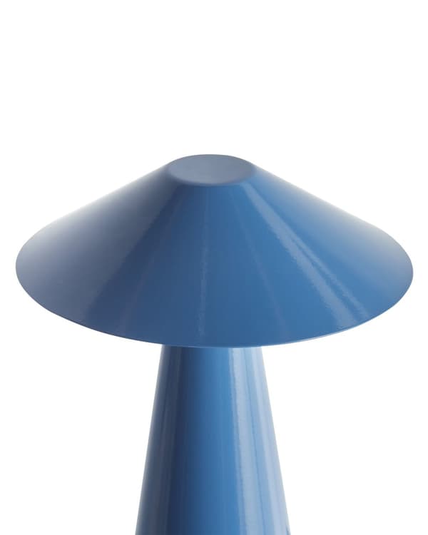Bordslampa Blå LED Trådlös Järn Inomhus Svamp Lampa Modern Minimalistisk