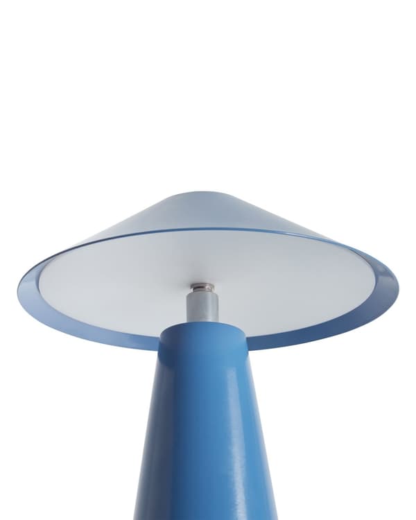 Bordslampa Blå LED Trådlös Järn Inomhus Svamp Lampa Modern Minimalistisk