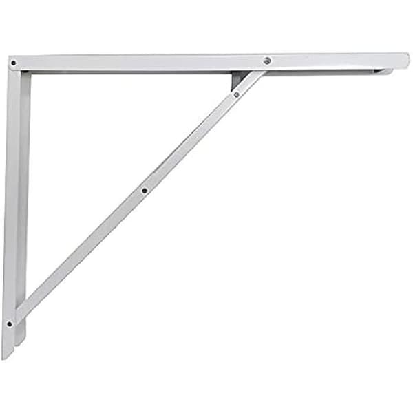 Vikbart fäste - FEPRE - 40 x 52 cm - Stål - Vit lampskärm - Högt motstånd