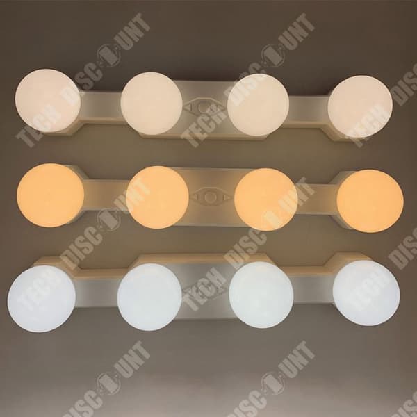 TD® LED sminklampa sminkspegel sugkoppslampa uppladdningsbar bärbar lampa skönhetslampa modell