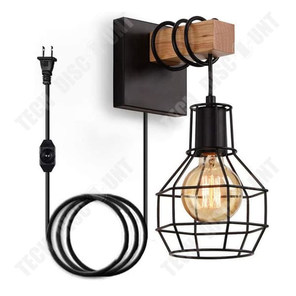TD® Vintage lampor och lyktor Bar Aisle Creative Patio Vägglampor Log Sänglampor och lyktor
