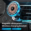 Miniatyrbild 2 av 4: TD® Magnetic Wireless Car RGB Light Charger Lämplig för Apples mobiltelefoner Snabbladdning