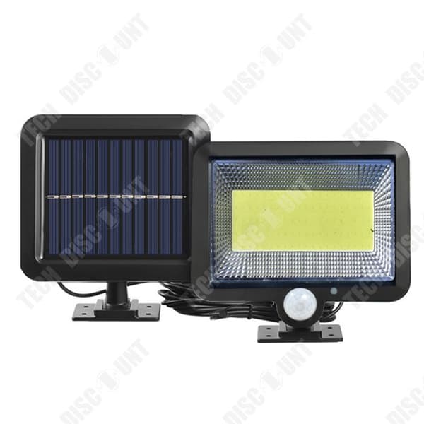 TD 1 Piece 100LED Utomhus Solar Vägglampa Människokroppens Sensor Light IP65 Vattentät Utomhus Vattentät Gatulampa Hals