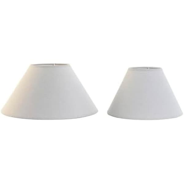 Abat-jour - HOME ESPRIT - Lin Metall - 45 x 45 x 21 cm - Multikolor - 2 enheter