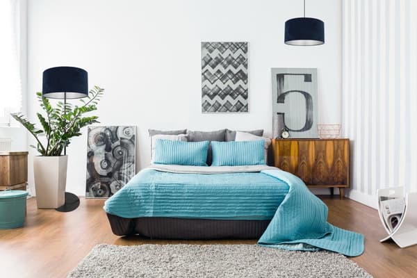 MODERNI HOPEAN SAMETTIVARJOS 44 cm