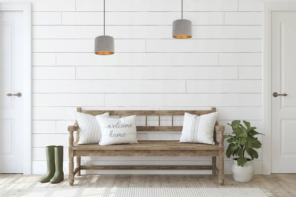 MODERNE GULD FLYLLESKÆRM 20 cm