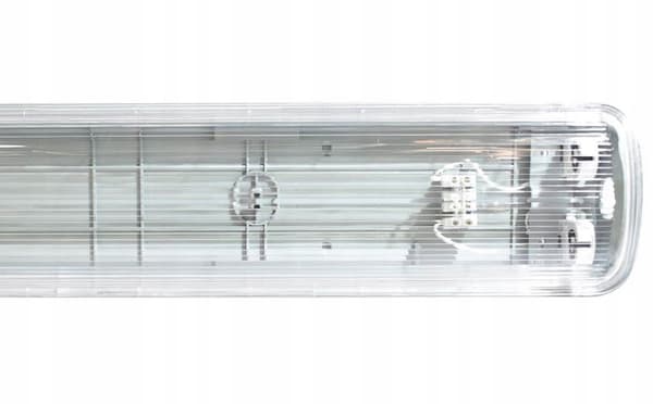 Hermetisk armatur 120 + 2 x LED lysstofrør Sæt