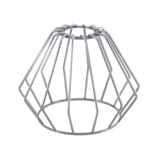 METAL LOFT LAMPESKÆRM TRÅD E27 HVID SORT LAMPE