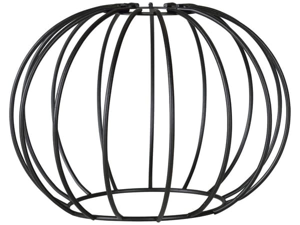 Metallampeskærm E27 Loft Rund Wire 18x13